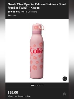 NWT Owala Diet Coke Special Edition